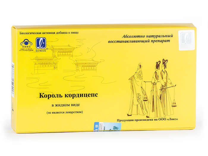 Эликсир "Король Кордицепс" Ликэ (League) 4 шт.