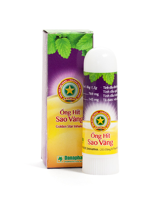 картинка Ингалятор "Золотая звезда" (Golden star inhaler) от магазина Райский Сад