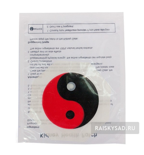 картинка Пластырь "Инь Янь" (Kidney health patch) для лечения простатита от магазина Райский Сад