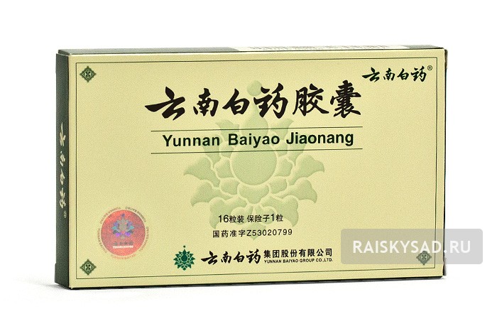 Капсулы "Yunnan Baiyao" (Юньнань Байоу)