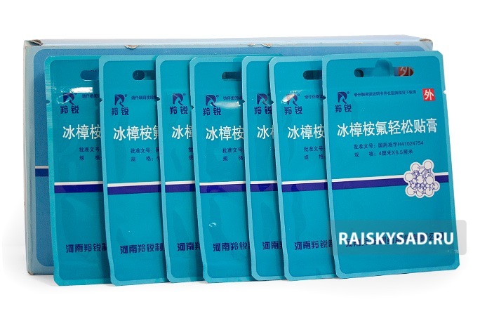 картинка Пластырь от экземы и псориаза "Нежная кожа" (Bingzhngan Fugingsong Tiegao) от магазина Райский Сад