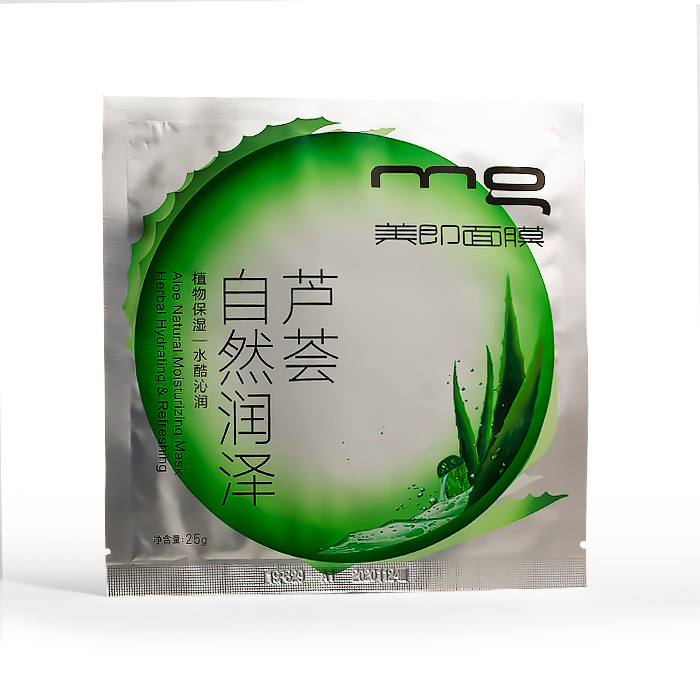Тканевая маска MG "Алоэ" (Aloe Natural Moisturizing Mask)