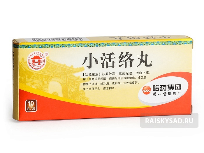 картинка Пилюли "Сяохоло Ван" (Xiaohuoluo Wan/ Xiao Huo Luo Wan) для лечения суставов от магазина Райский Сад